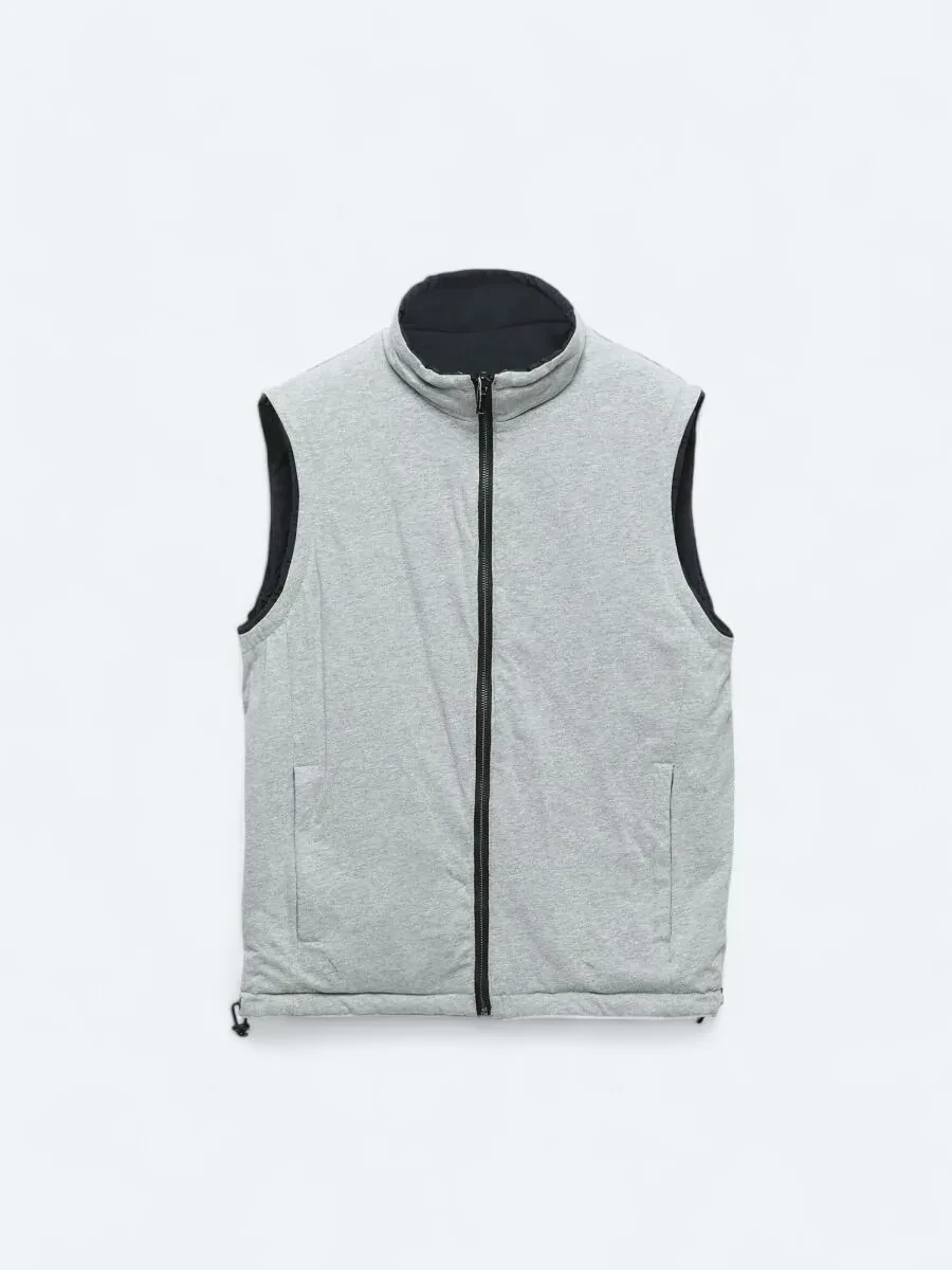 Lacivert Regular Fit Dik Yaka Casual Dokuma Spor Yelek - 10