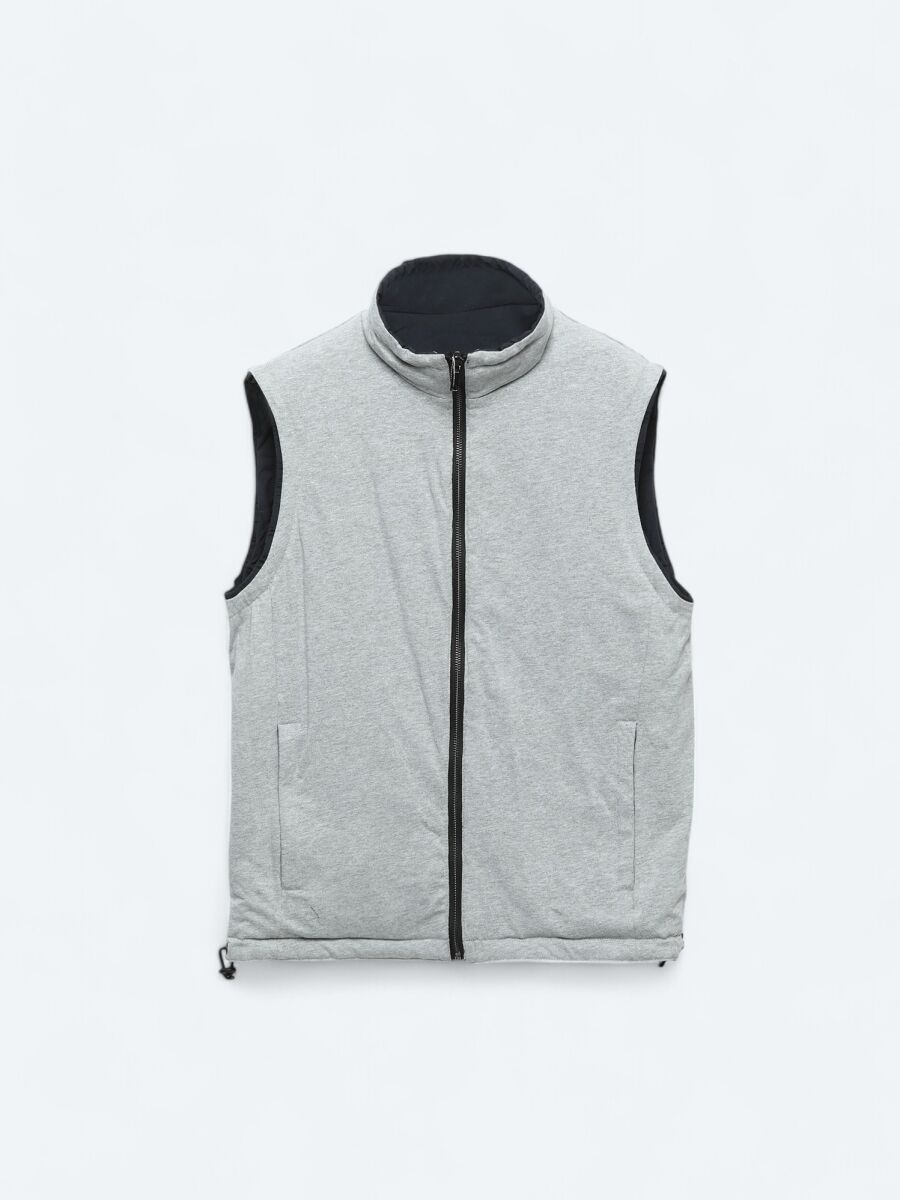 Lacivert Regular Fit Dik Yaka Casual Dokuma Spor Yelek - 10