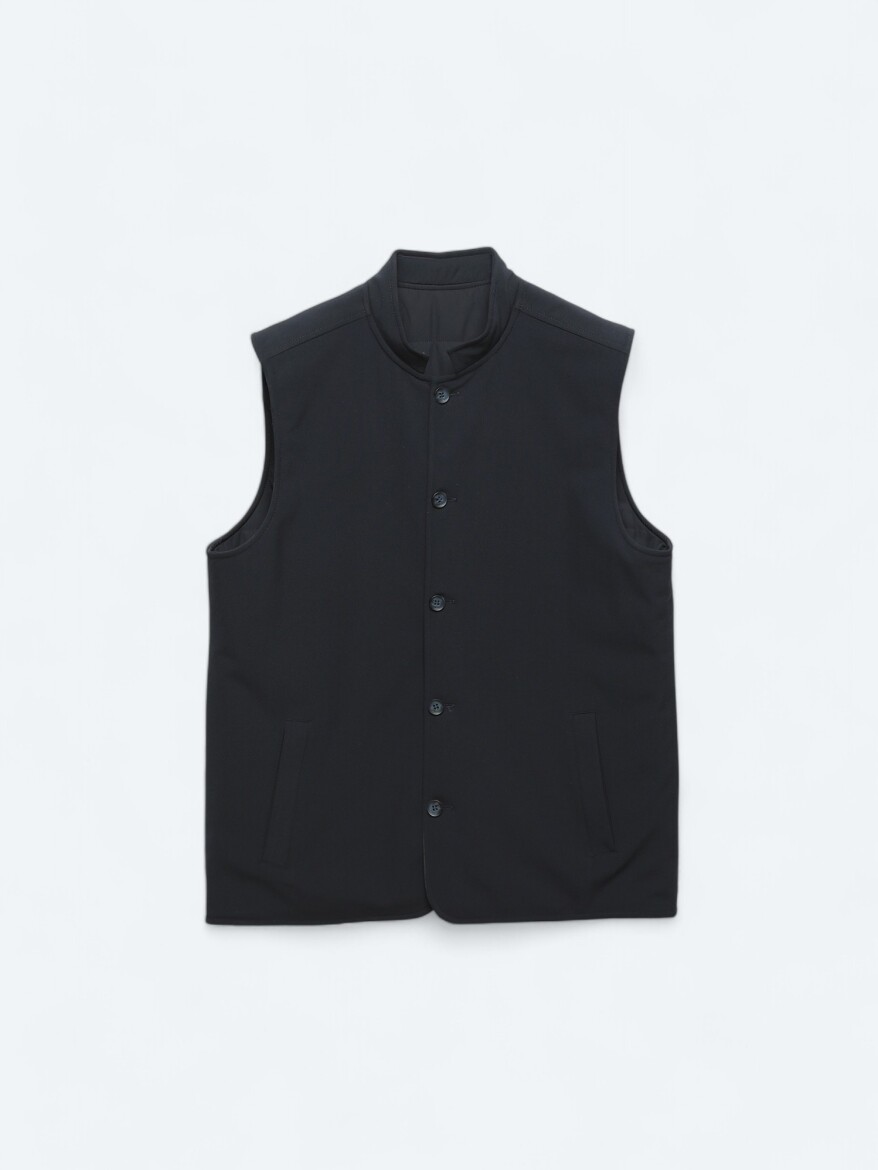 Lacivert Regular Fit Dik Yaka Casual Dokuma Spor Yelek - 13