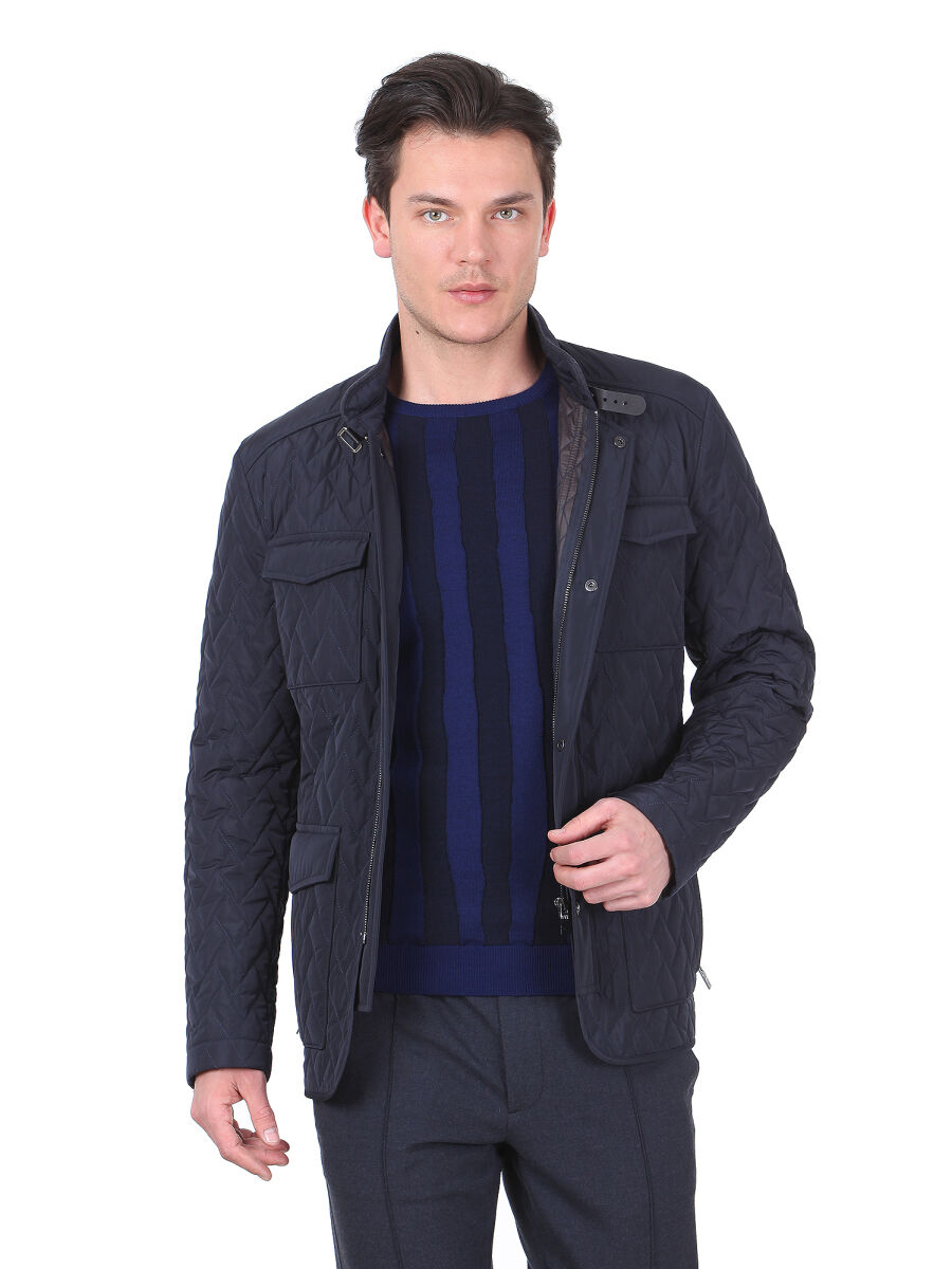 Lacivert Regular Fit Spor Ceket - 1