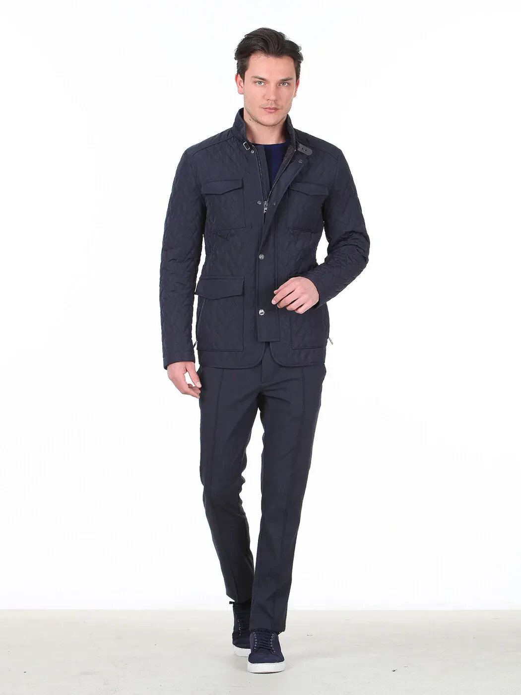 Lacivert Regular Fit Spor Ceket - 3