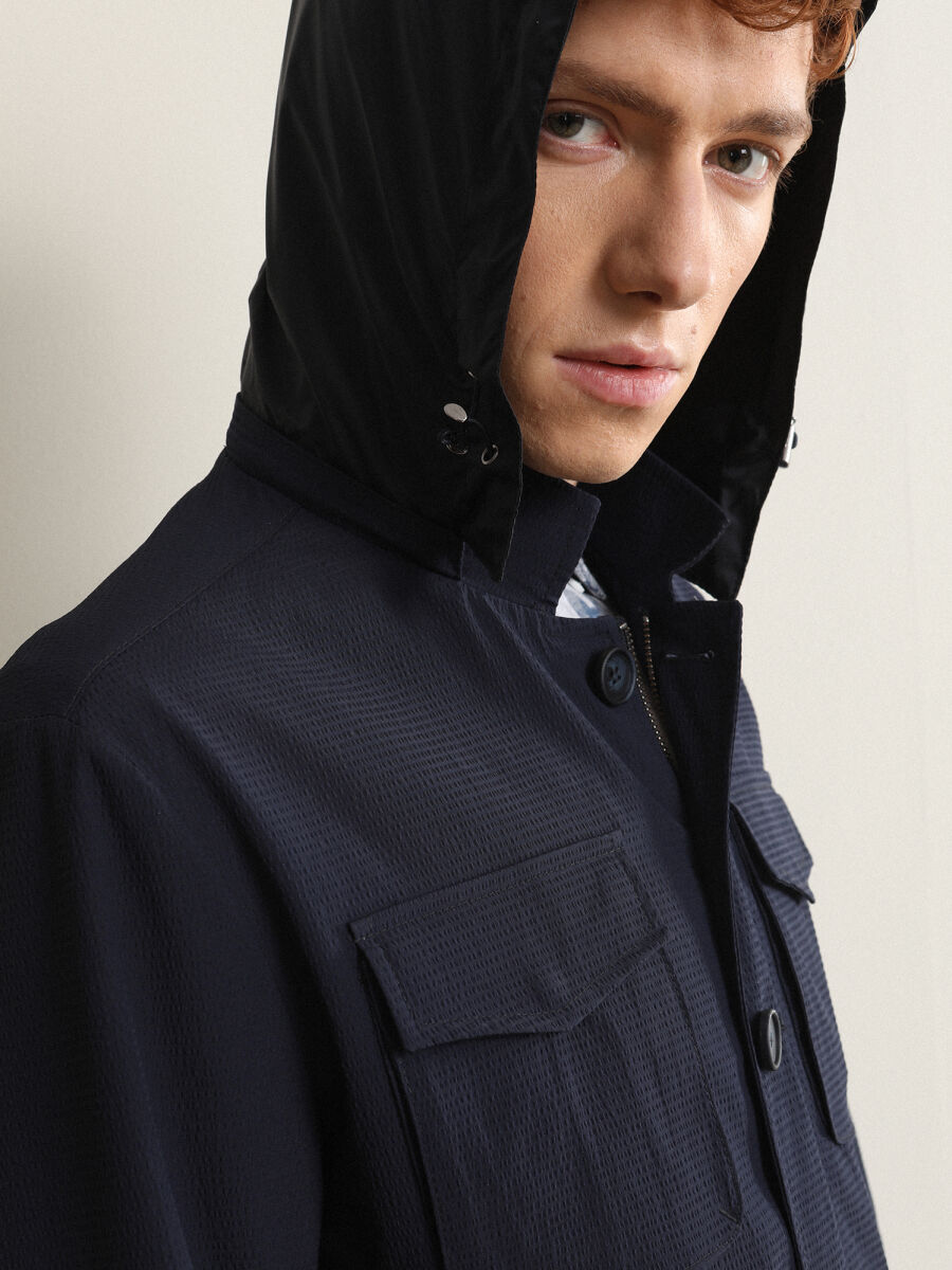 Lacivert Regular Fit Spor Ceket - 4