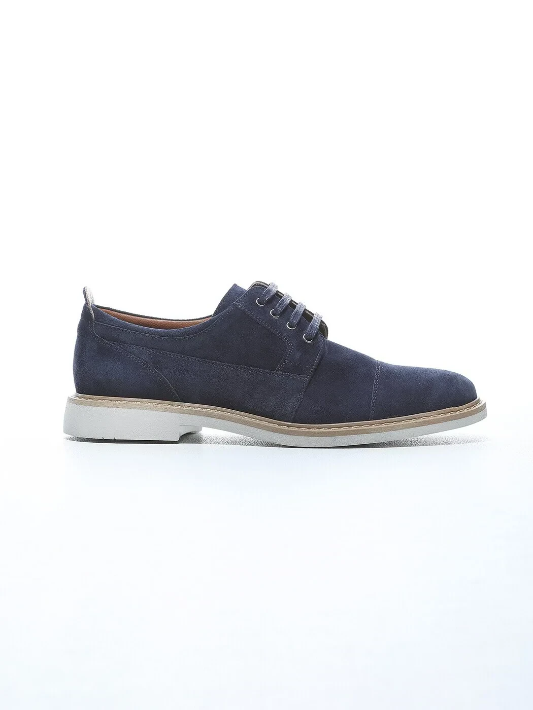 Lacivert Süet Casual Ayakkabı - 1