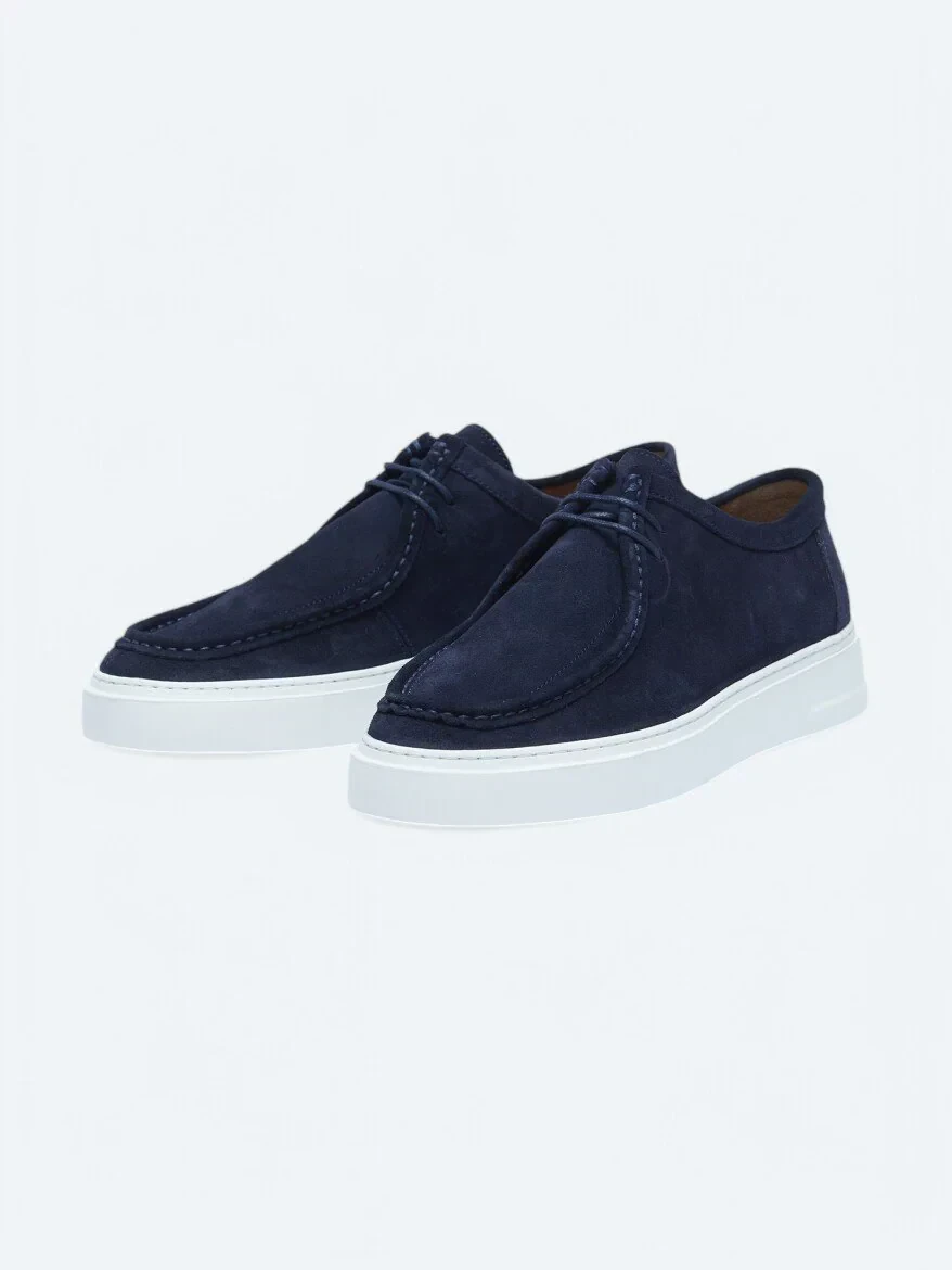 Lacivert Süet Smart Casual Ayakkabı - 2