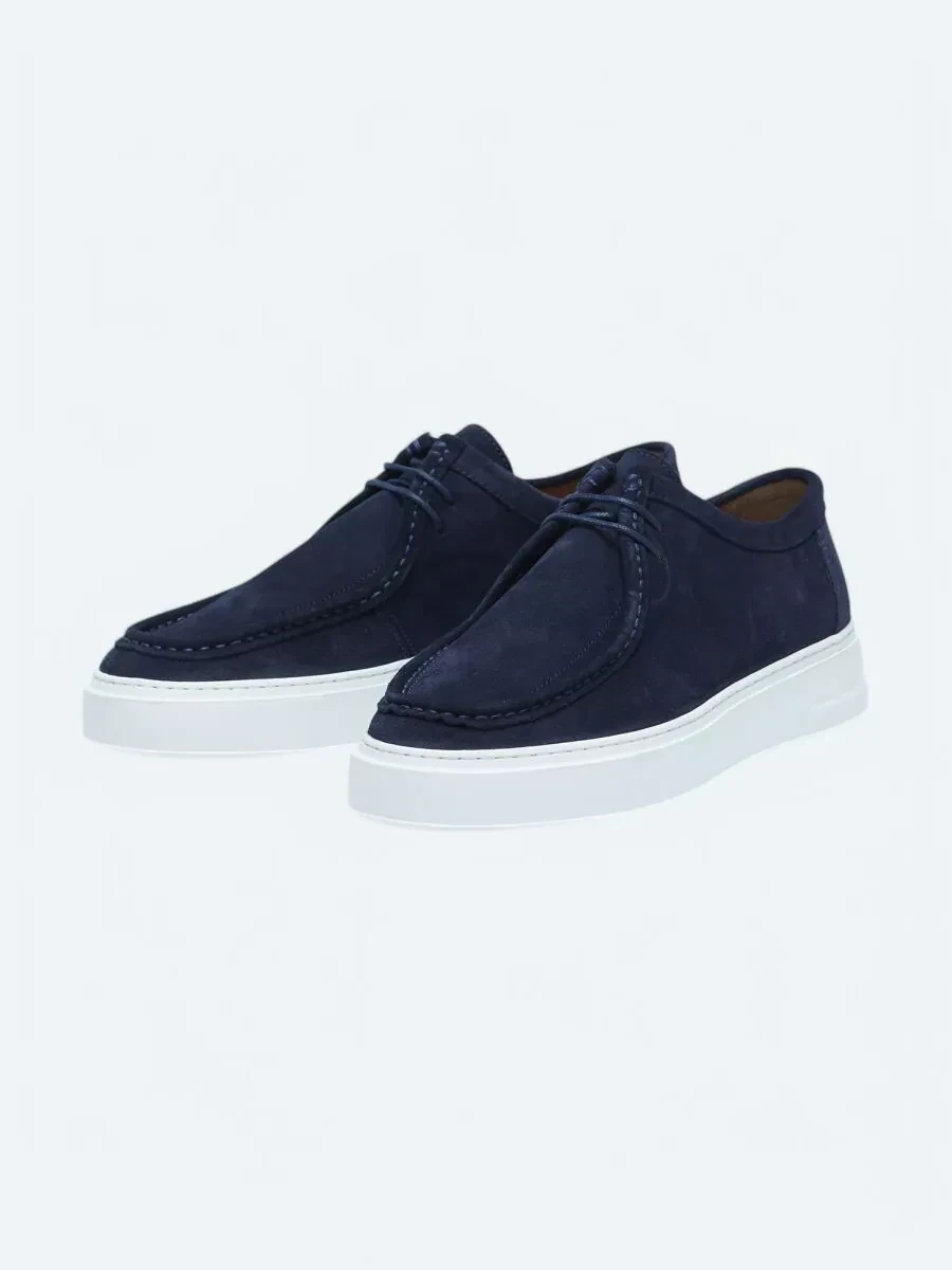 Lacivert Süet Smart Casual Ayakkabı - 2