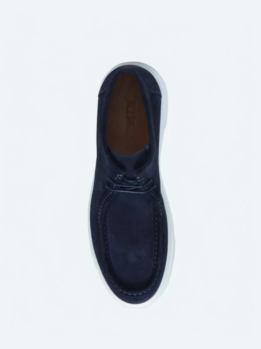 Lacivert Süet Smart Casual Ayakkabı - 3