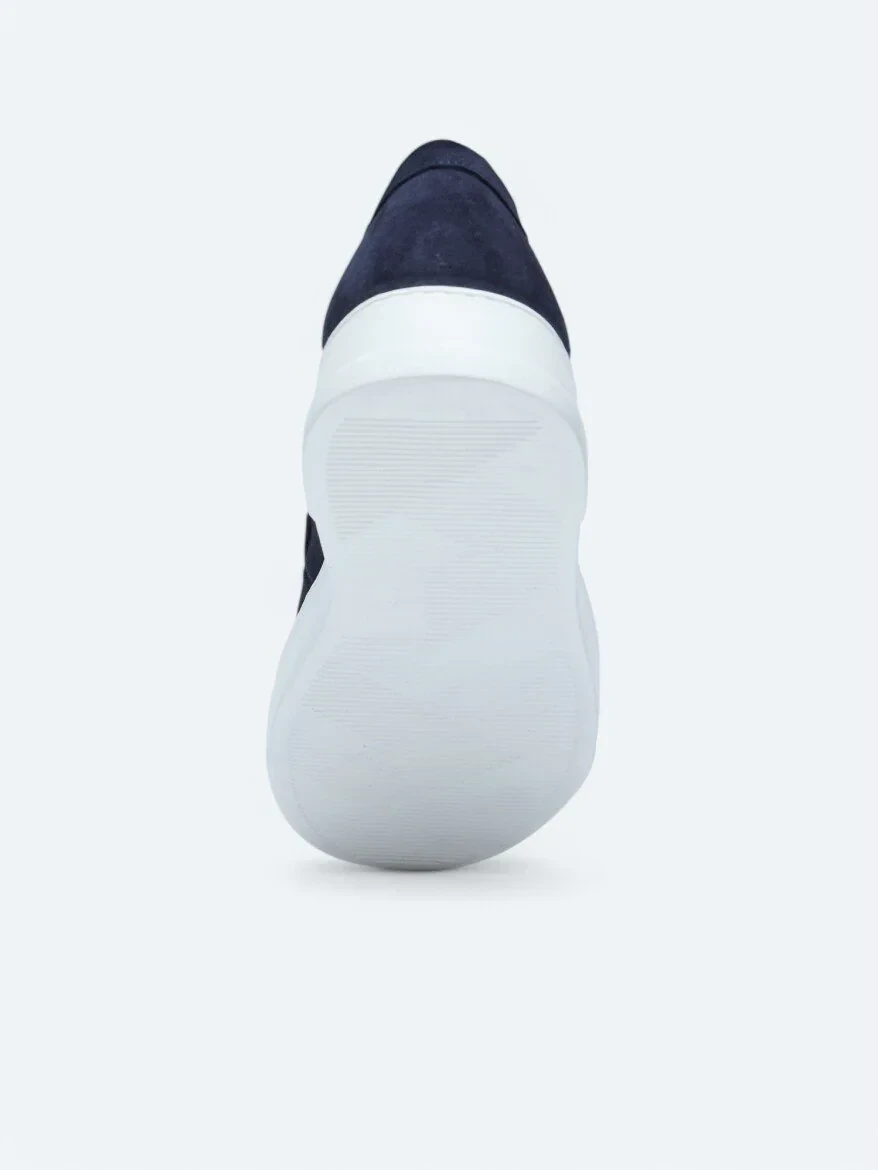 Lacivert Süet Smart Casual Ayakkabı - 4