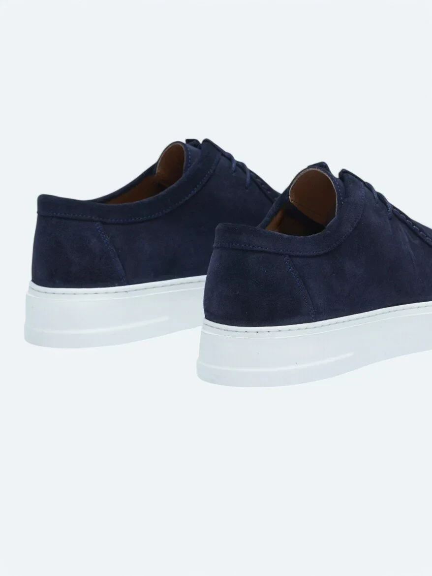 Lacivert Süet Smart Casual Ayakkabı - 5