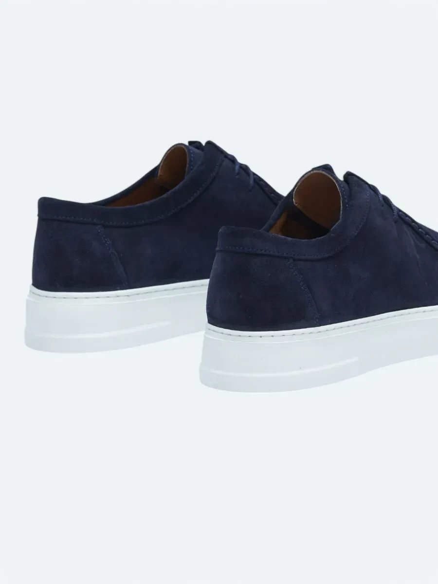 Lacivert Süet Smart Casual Ayakkabı - 5