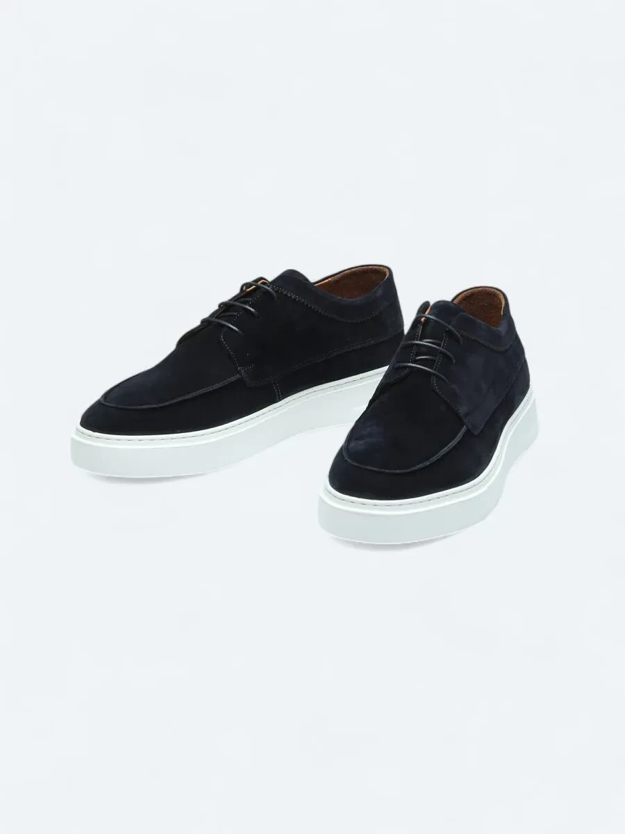 Lacivert Süet Smart Casual Ayakkabı - 2