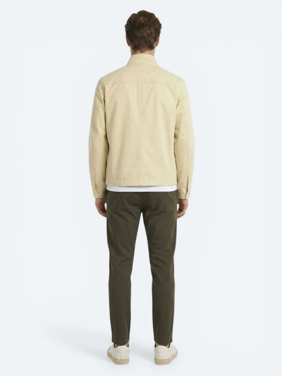 Lemon Mold Plain Regular Fit Lightweight Jacket - 5