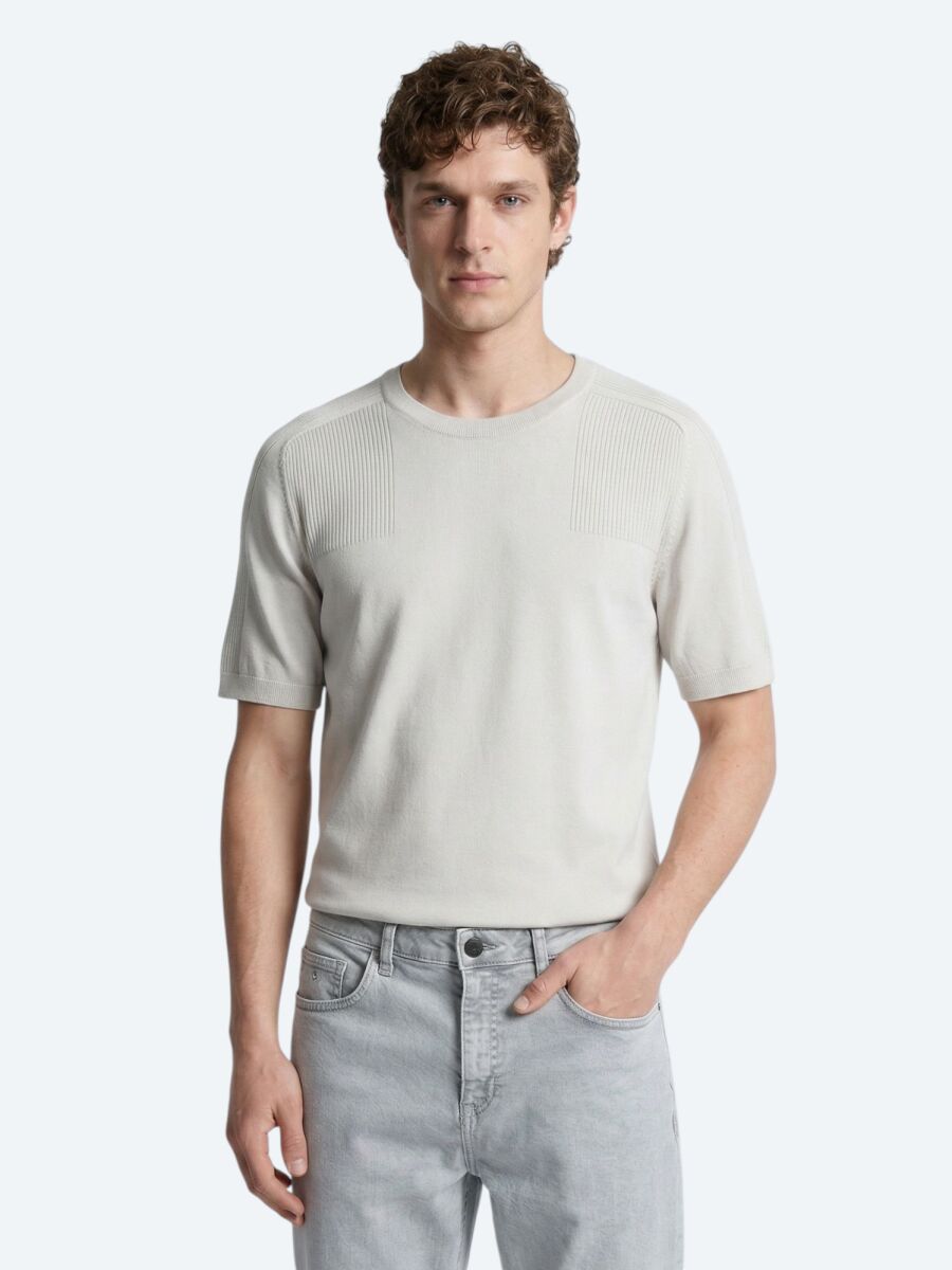 Light Beige Knitwear - 1