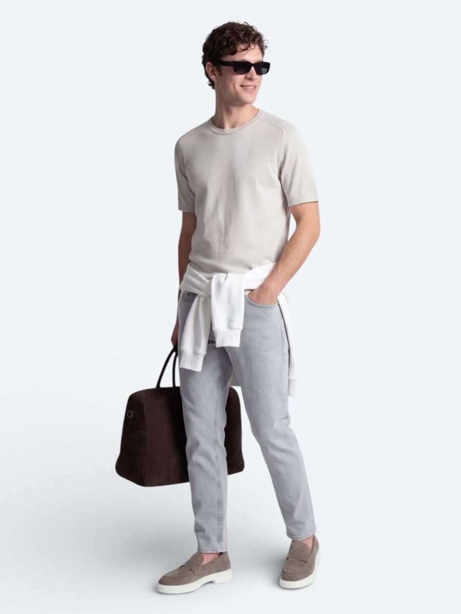 Light Beige Knitwear - 2