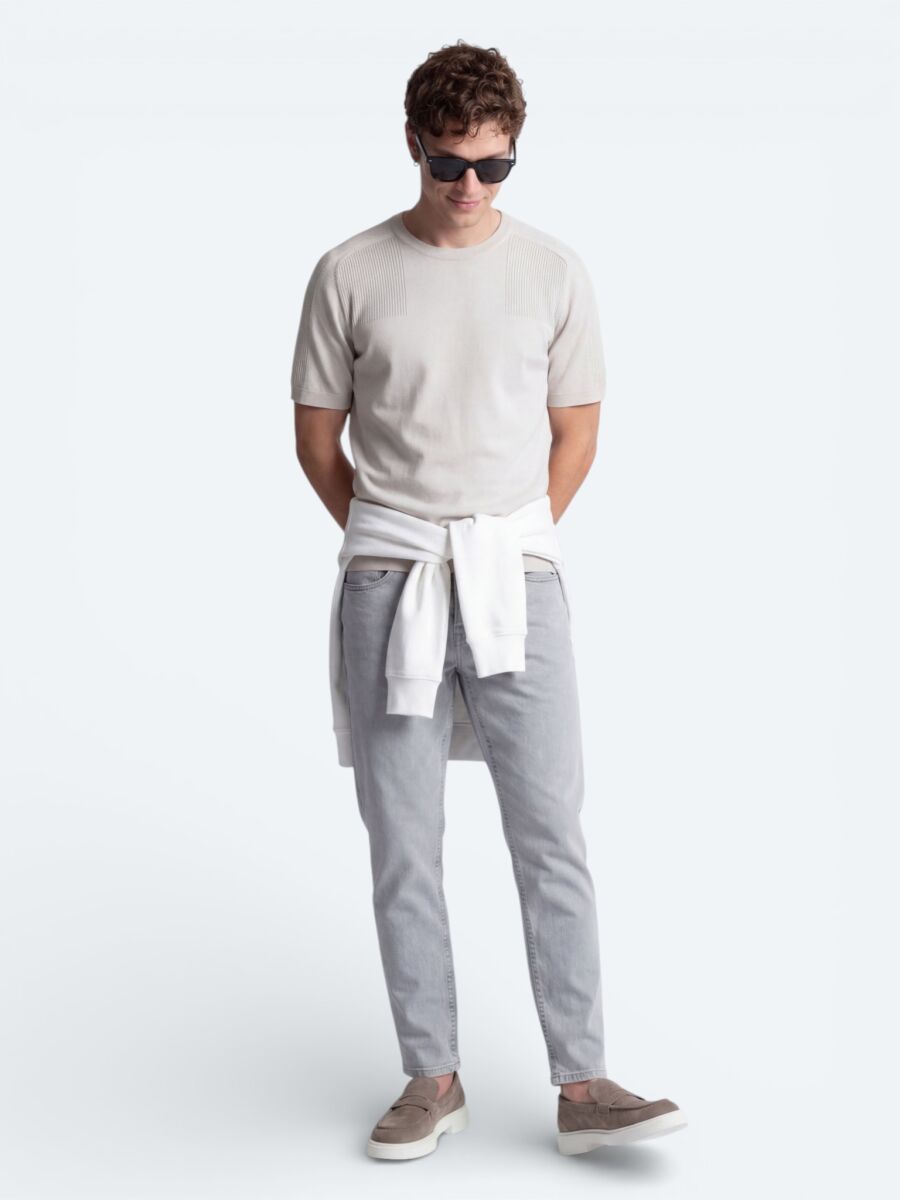 Light Beige Knitwear - 3