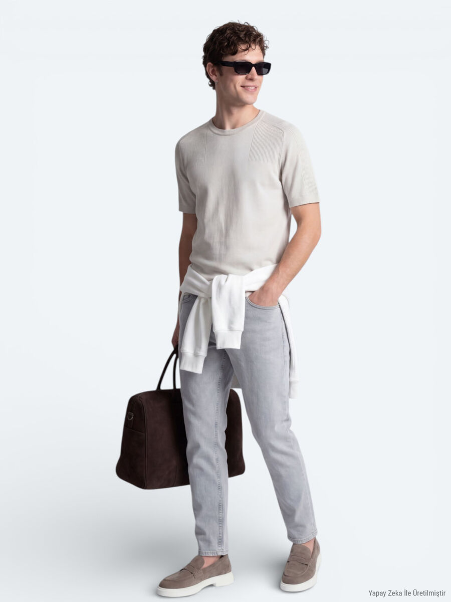 Light Beige Knitwear - 2