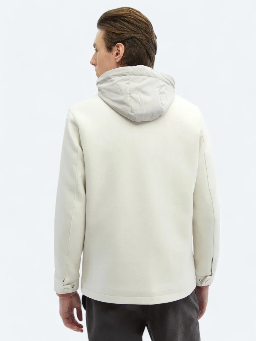 Light Beige Weaving Coat - 8