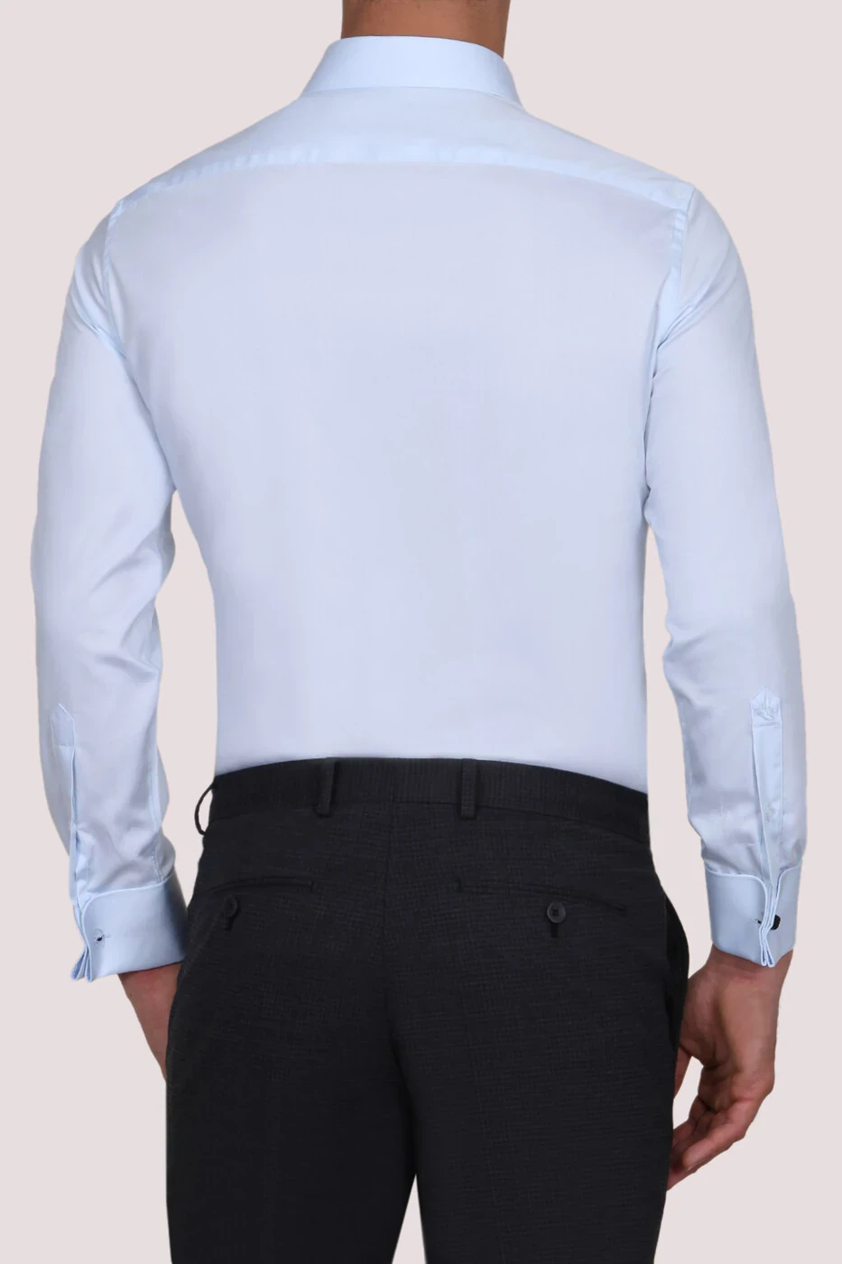 Light Blue 100% Cotton Shirt - 2