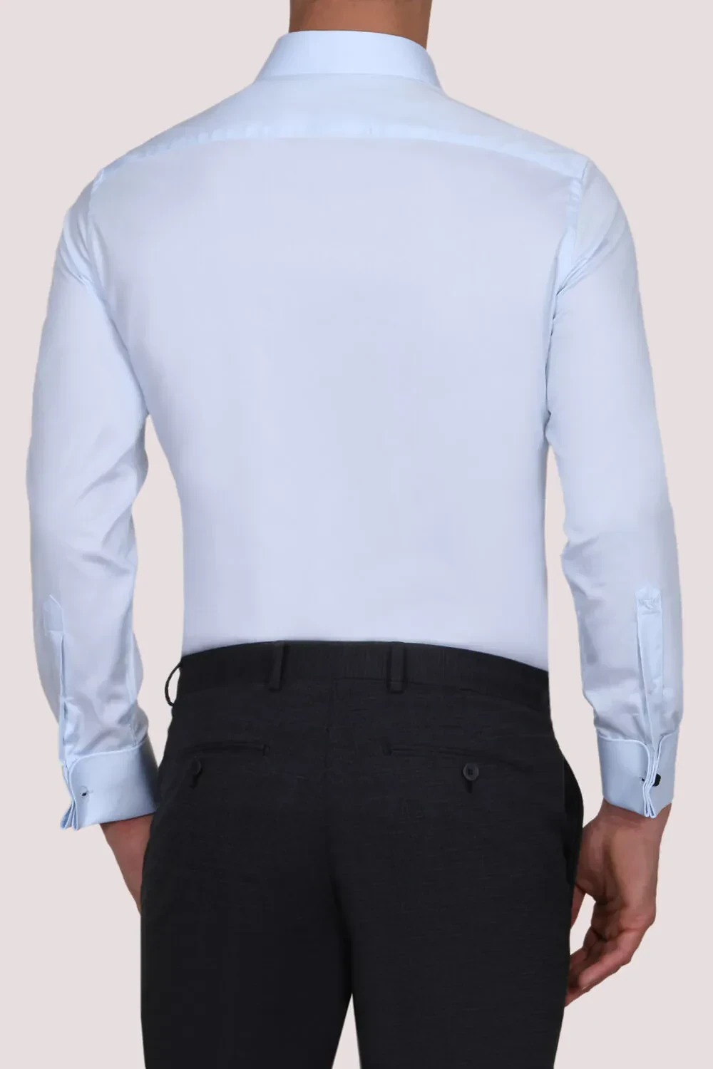 Light Blue 100% Cotton Shirt - 2