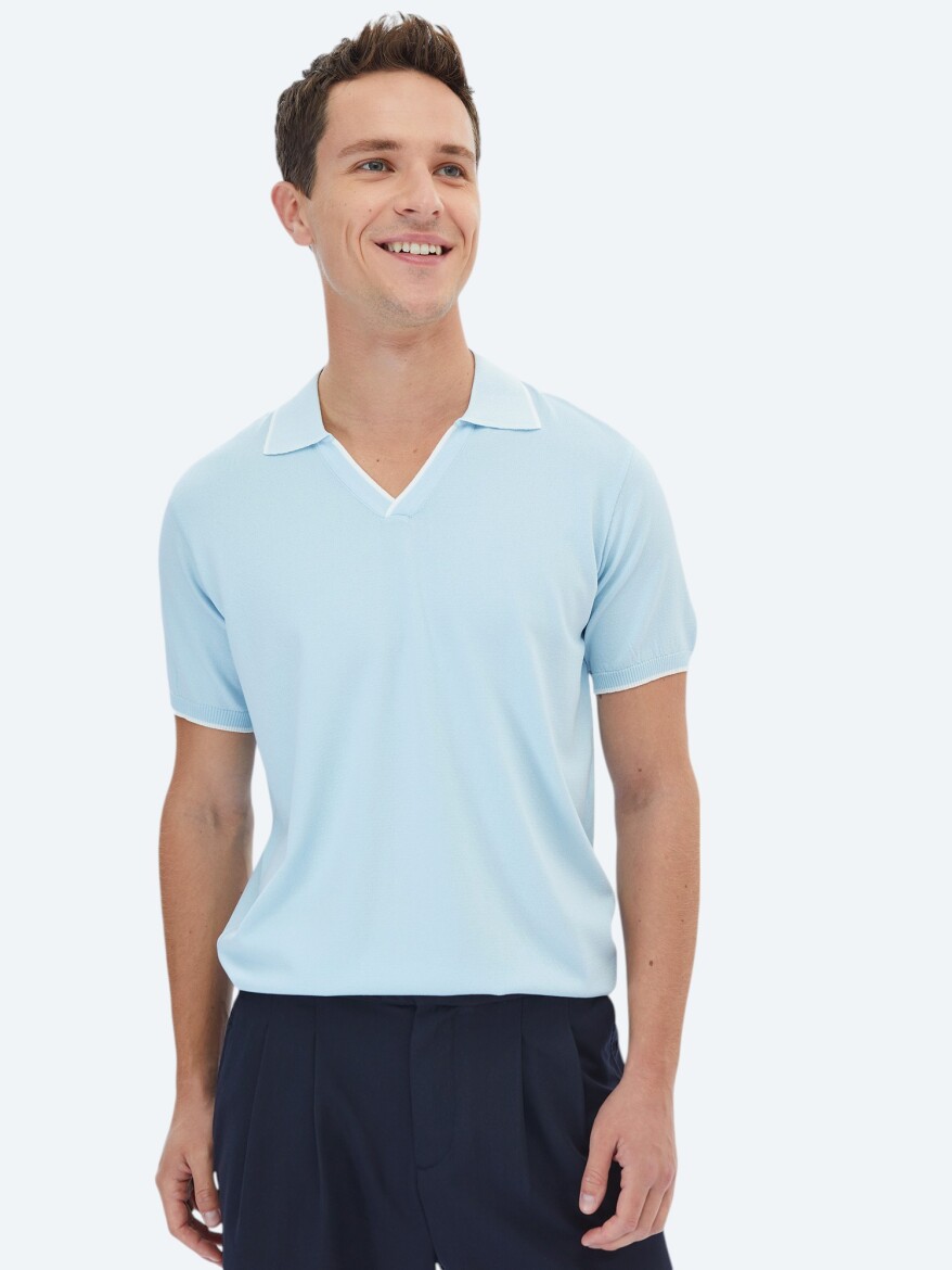 Light Blue Knitwear - 4