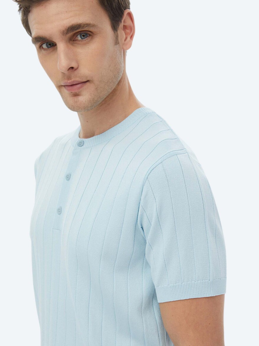 Light Blue Knitwear - 4
