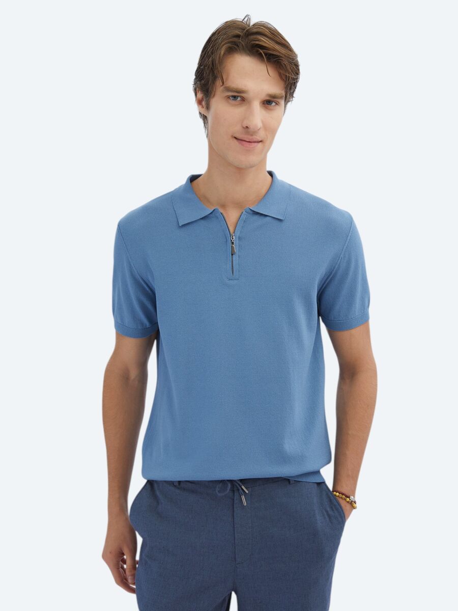 Light Blue Knitwear - 1