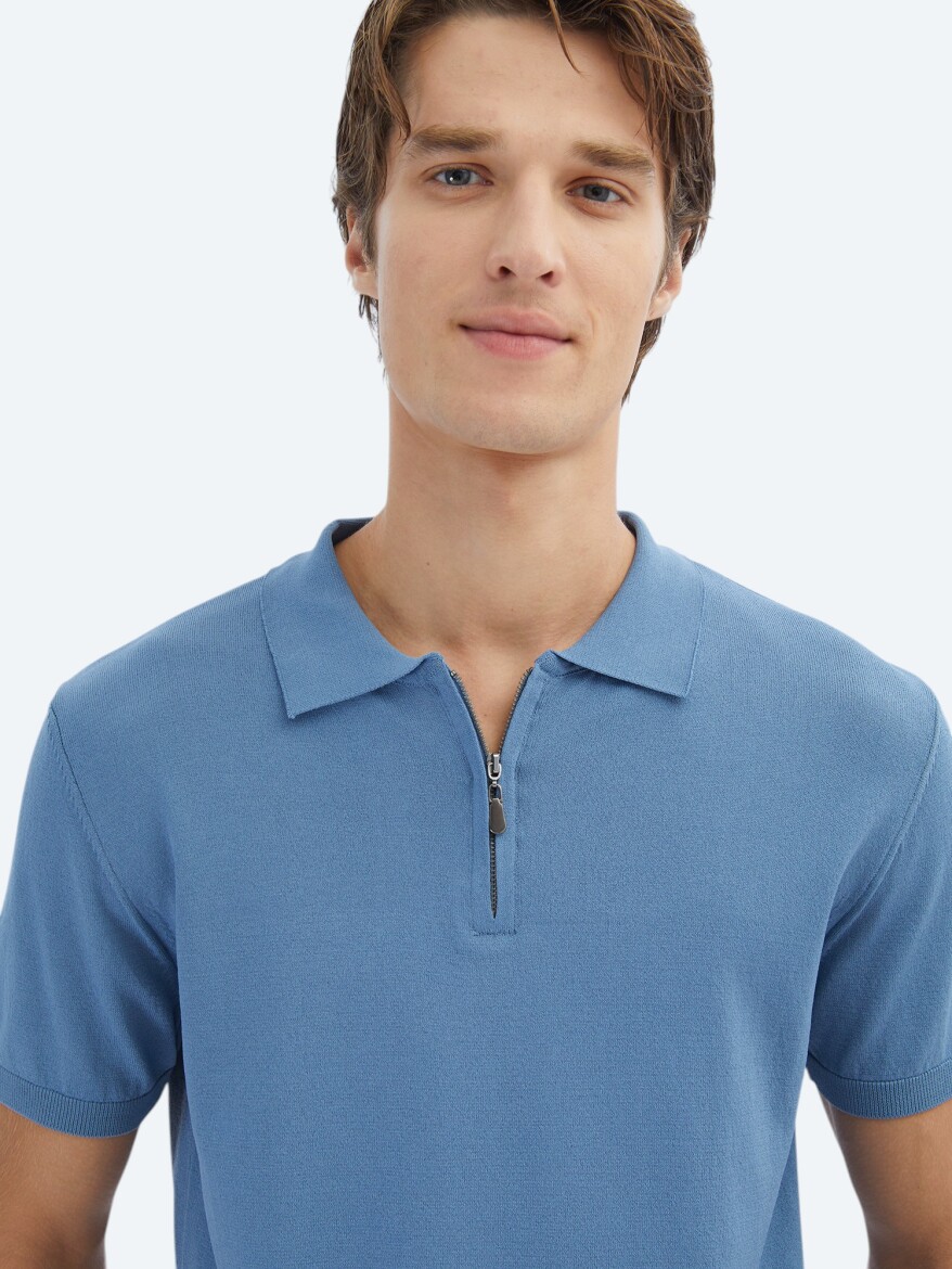 Light Blue Knitwear - 3