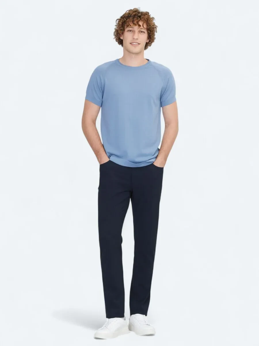 Light Blue Knitwear - 2