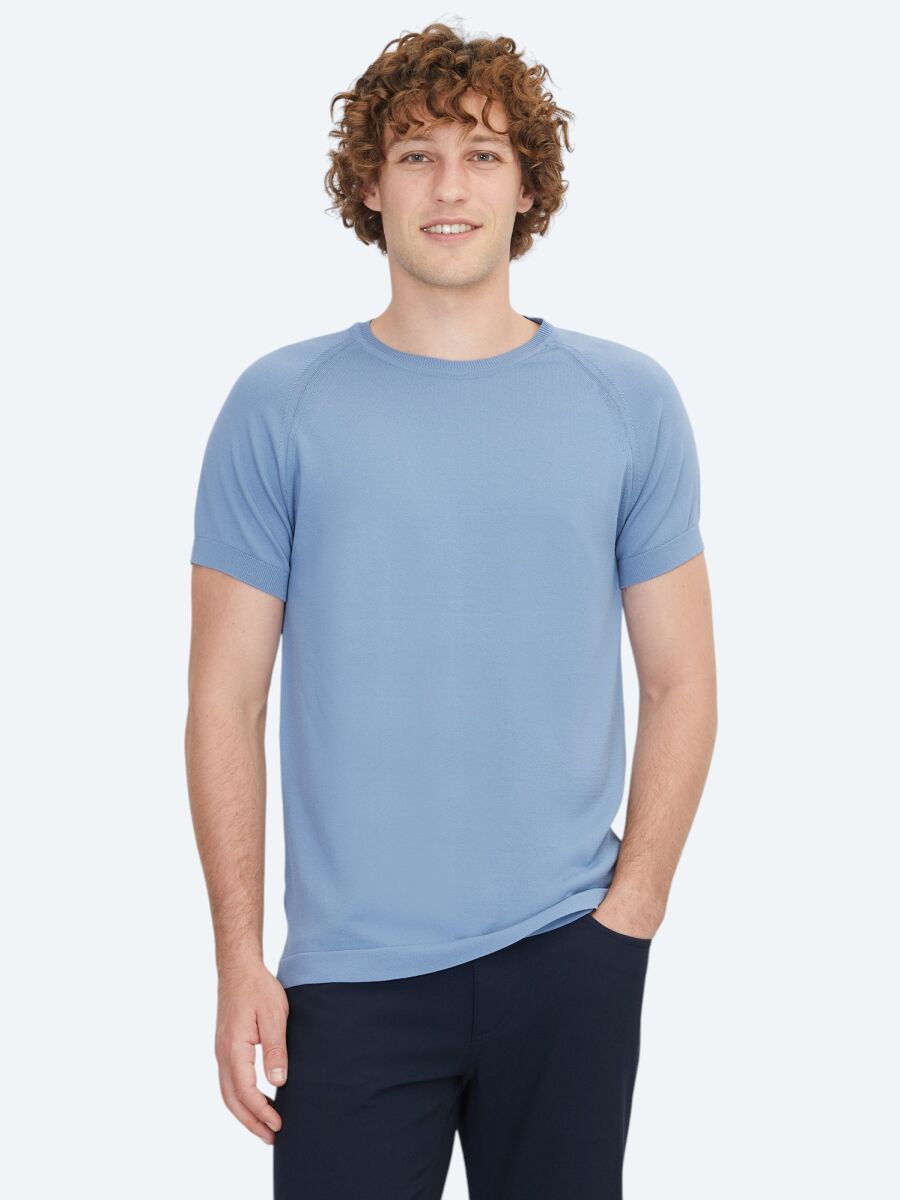 Light Blue Knitwear - 1