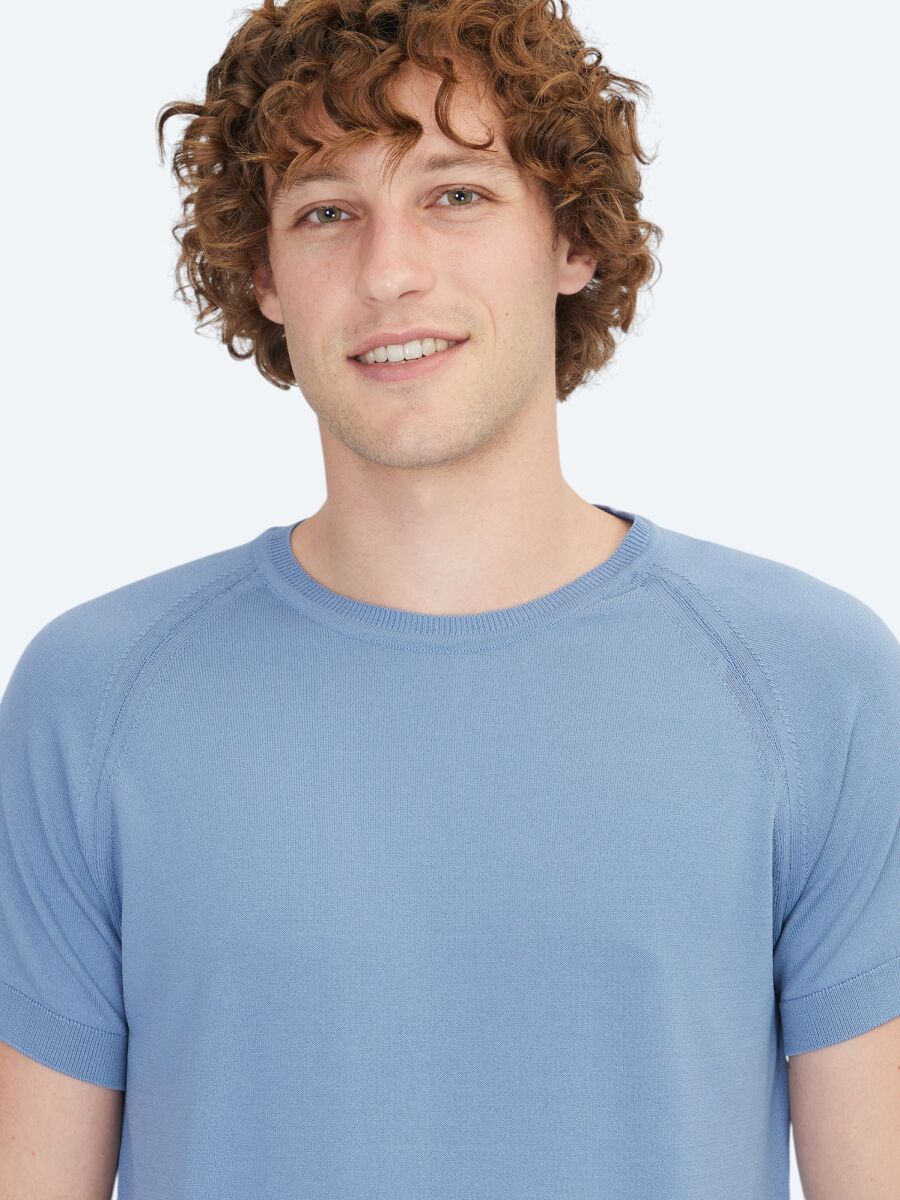 Light Blue Knitwear - 3