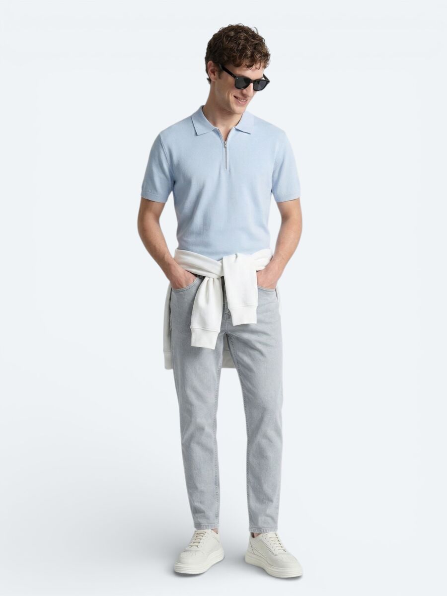 Light Blue Knitwear - 2