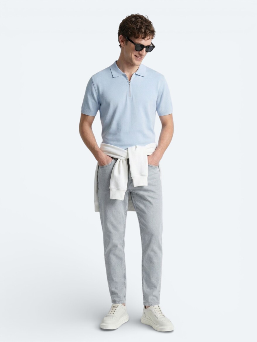 Light Blue Knitwear - 2