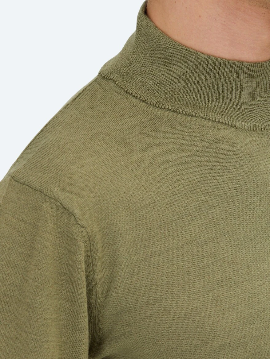Light Green Knitwear Sweatshirt - KİP