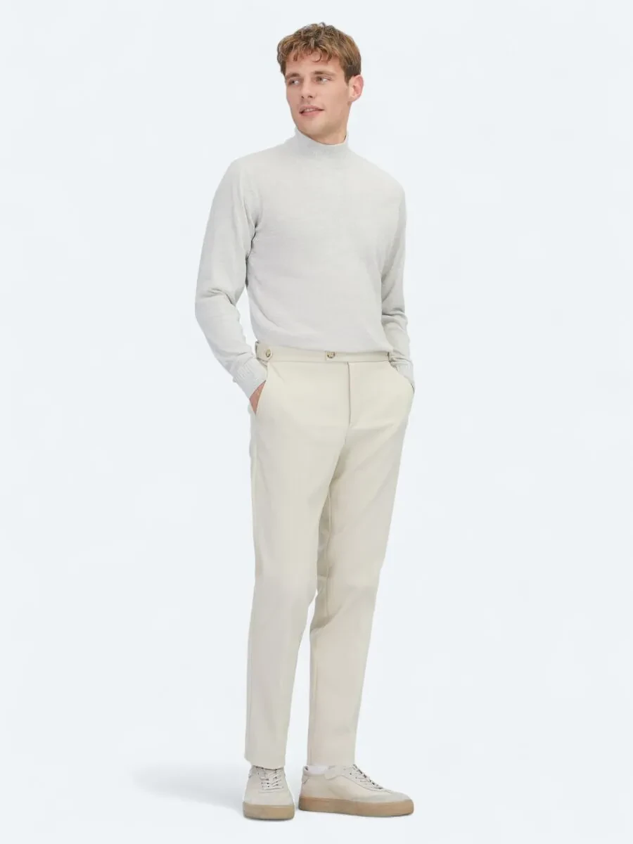 Light Grey Knitwear Sweatshirt - 2