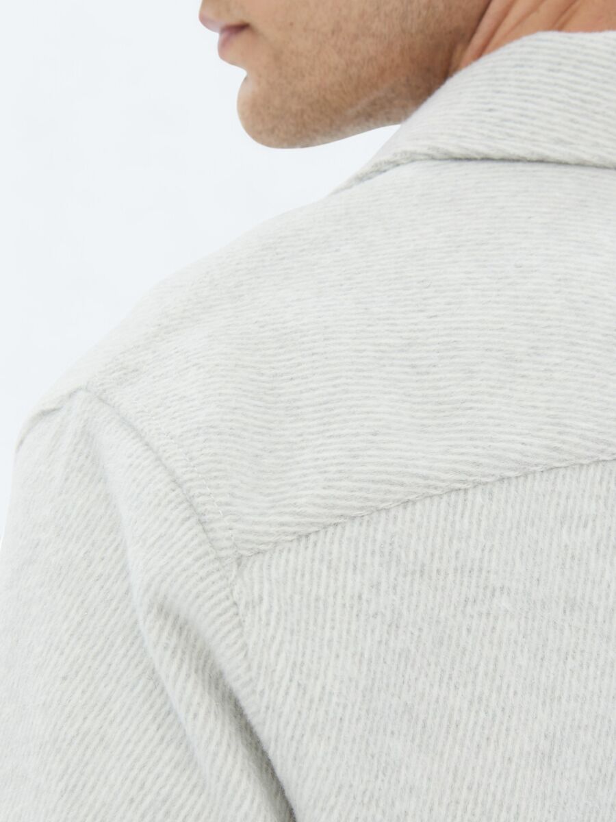 Light Grey Overshirt - 6