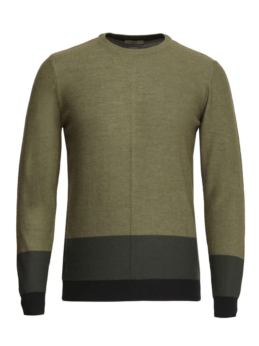 Light Khaki Knitwear Sweatshirt - 6