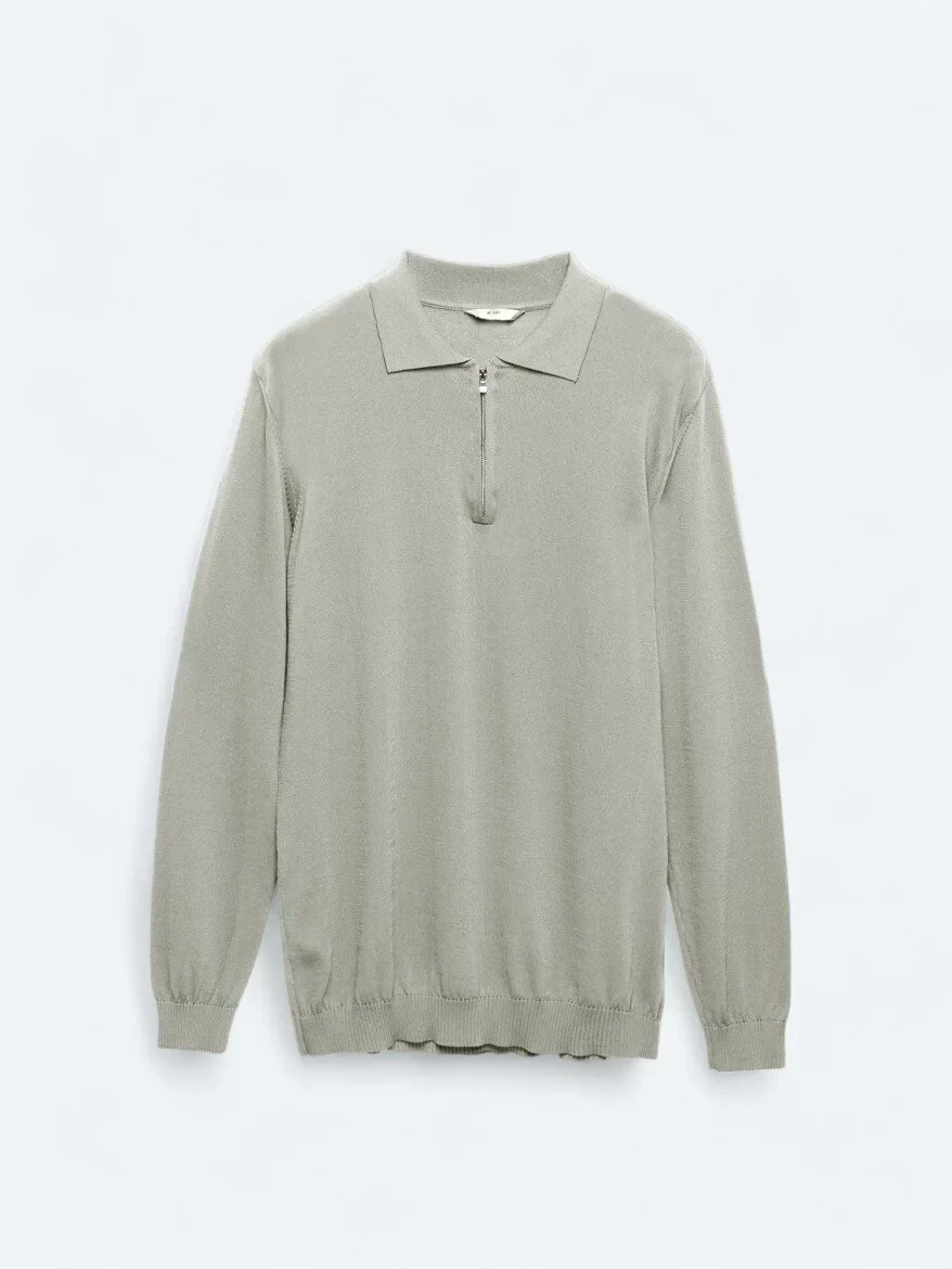 Light Mink Knitwear Sweatshirt - 6