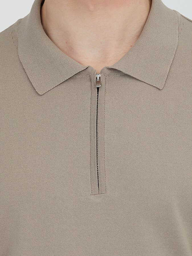 Light Mink Knitwear Sweatshirt - 4