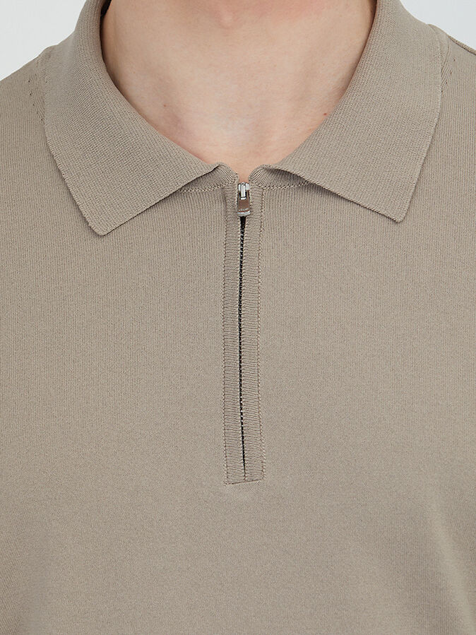 Light Mink Knitwear Sweatshirt - 4