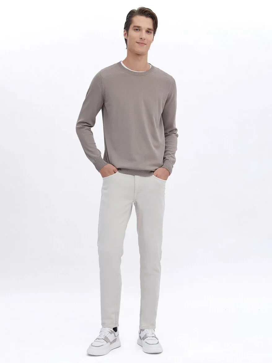 Light Mink Knitwear Sweatshirt - 2