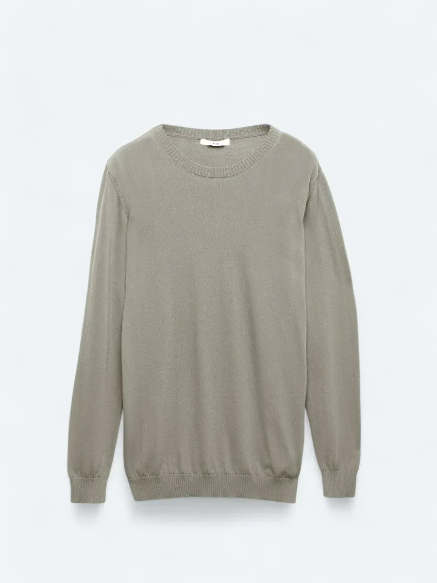 Light Mink Knitwear Sweatshirt - 7
