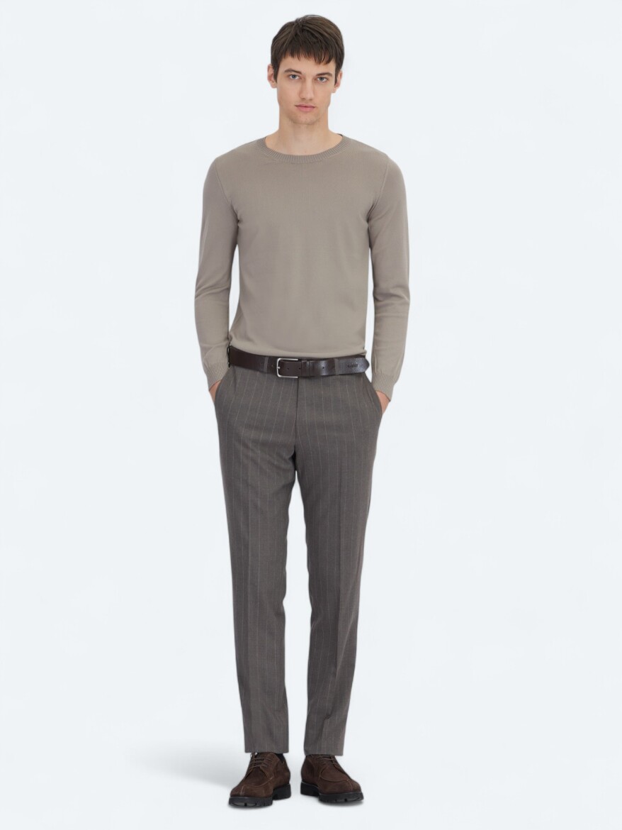 Light Mink Knitwear Sweatshirt 