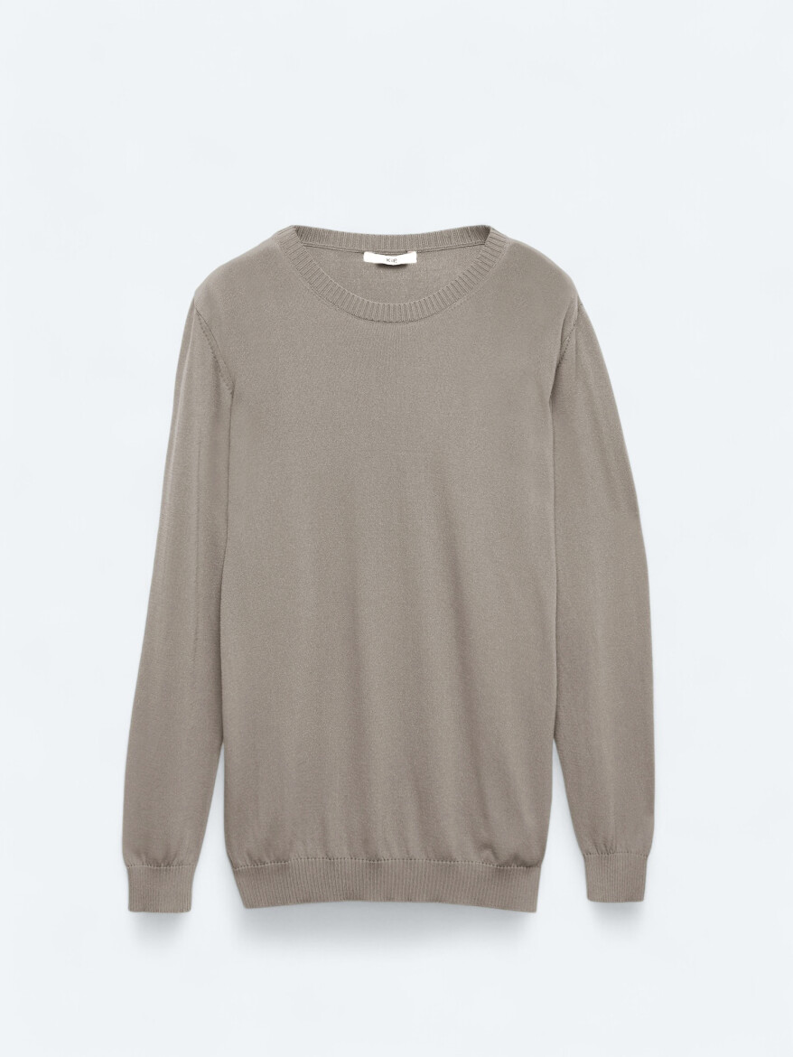 Light Mink Knitwear Sweatshirt - 6