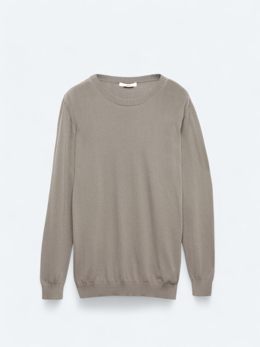 Light Mink Knitwear Sweatshirt - 6