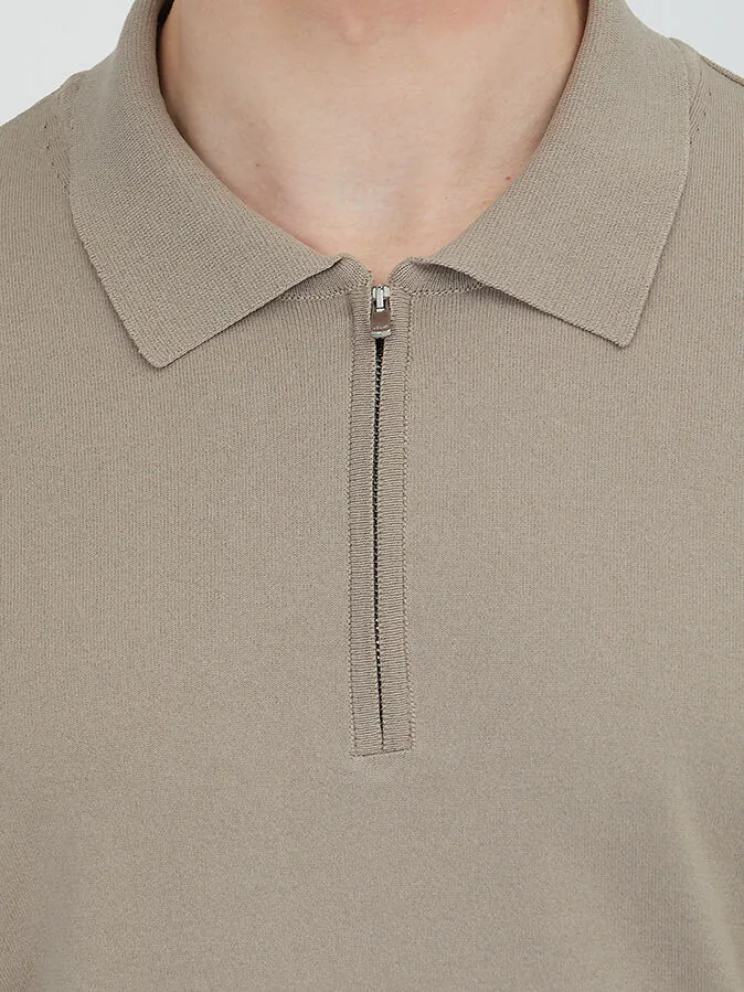 Light Mink Knitwear Sweatshirt - 4