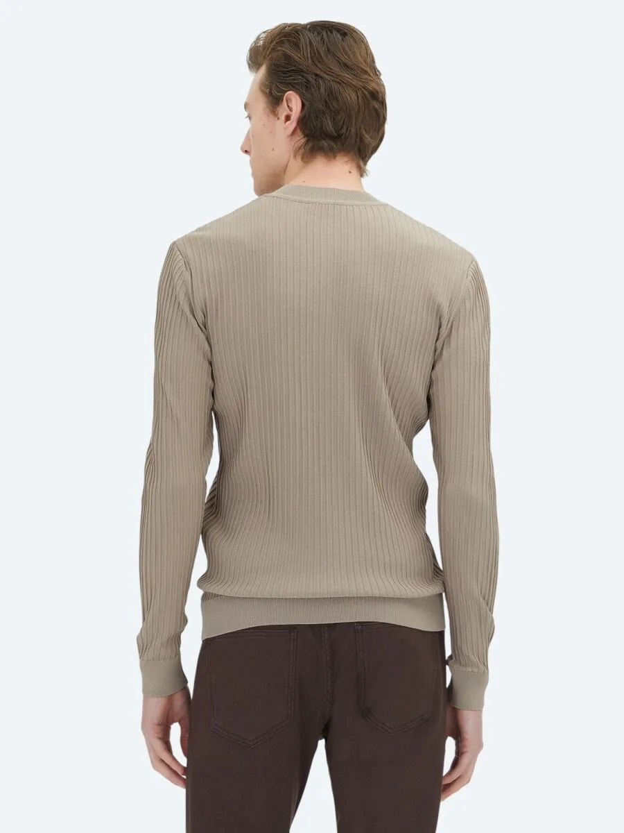 Light Mink Knitwear Sweatshirt - 6