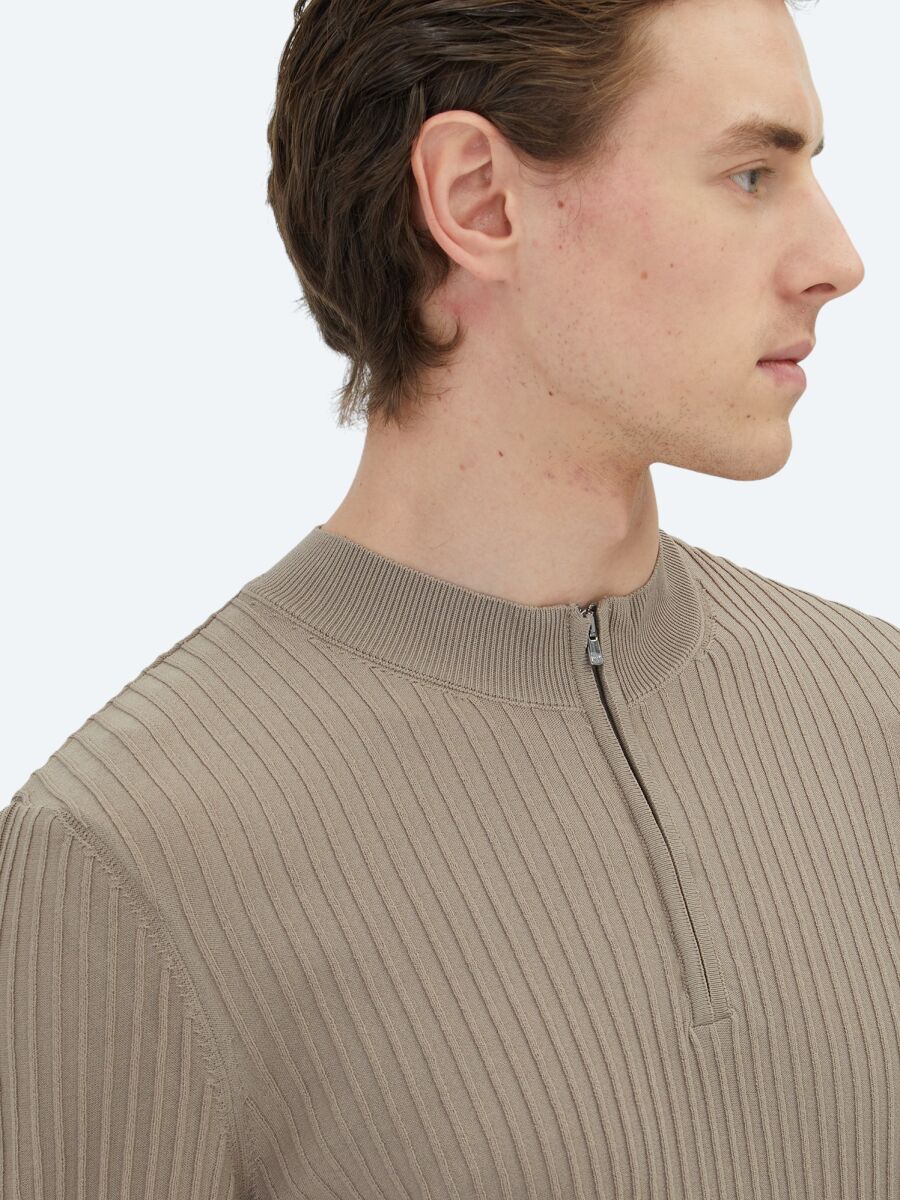 Light Mink Knitwear Sweatshirt - 4