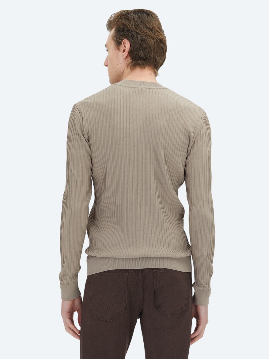 Light Mink Knitwear Sweatshirt - 6