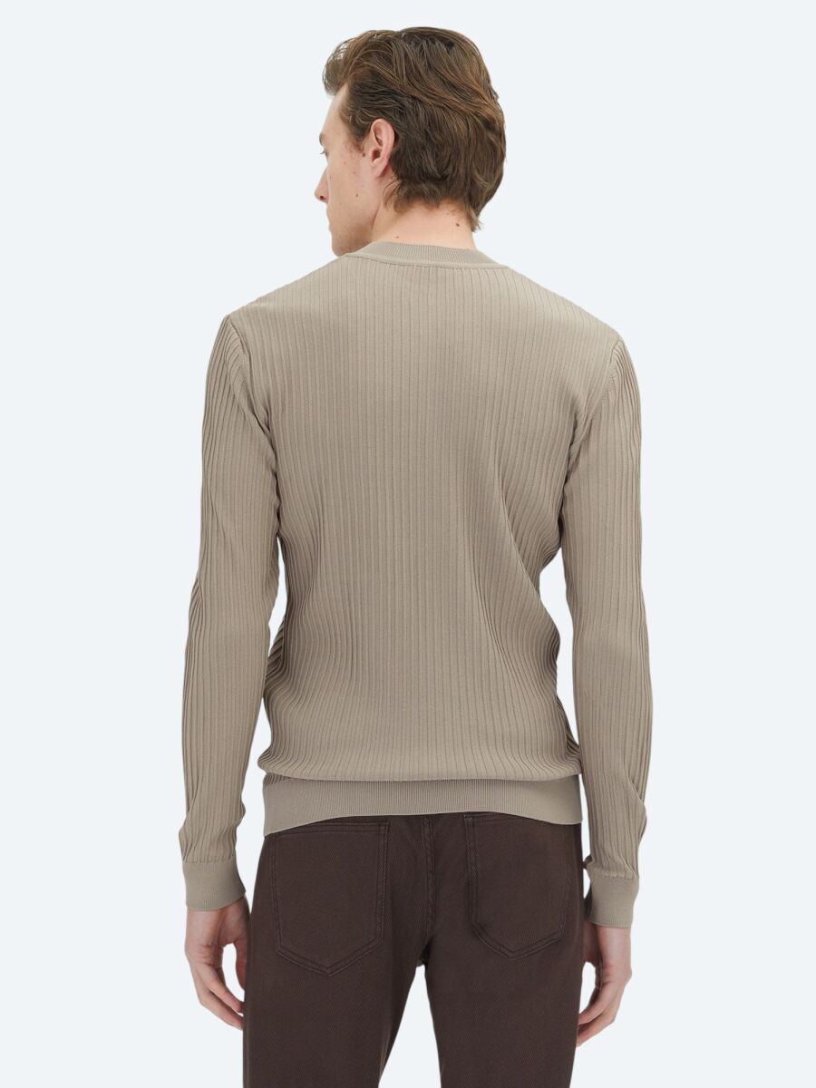 Light Mink Knitwear Sweatshirt - 6