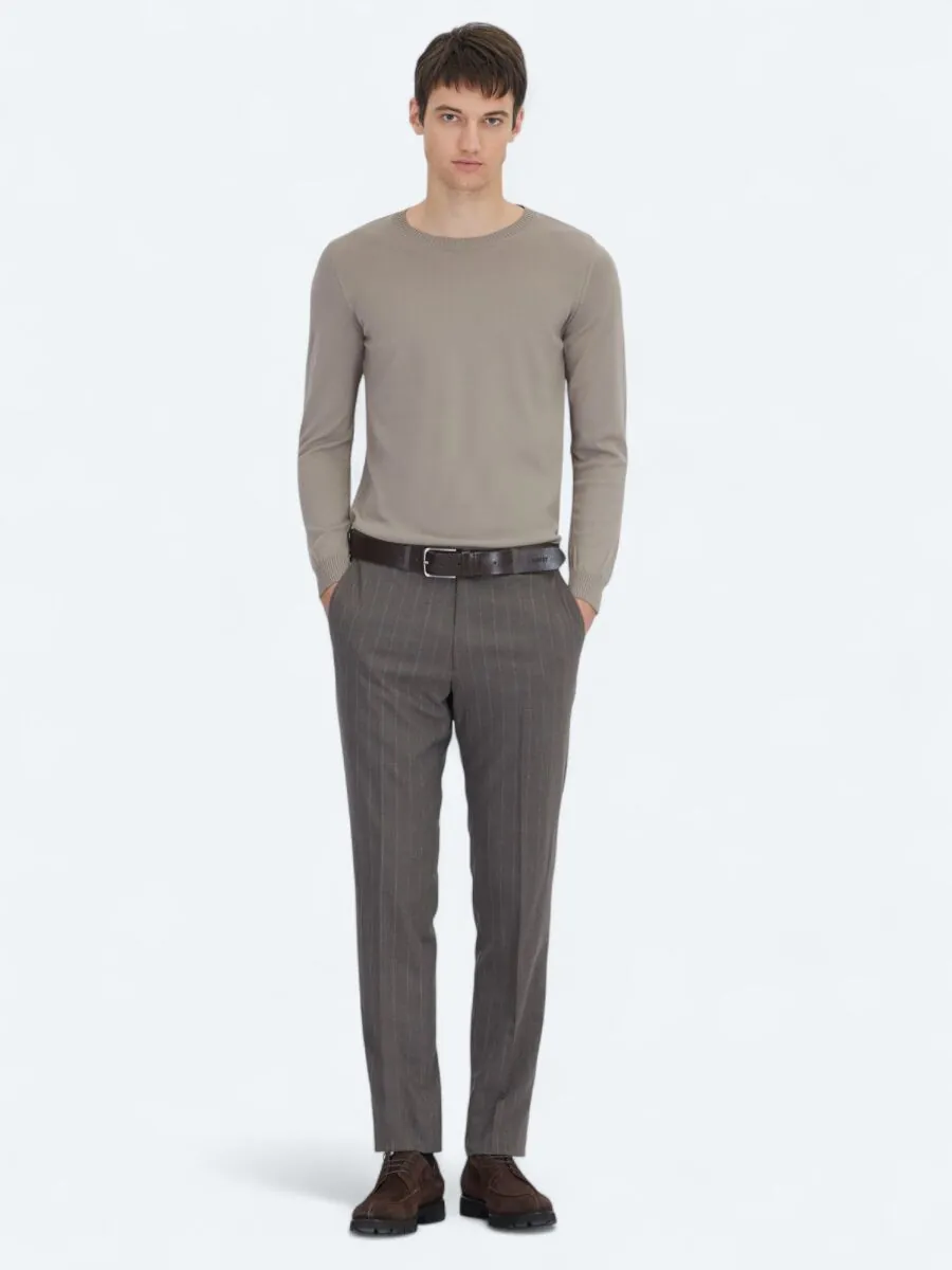 Light Mink Knitwear Sweatshirt - 2