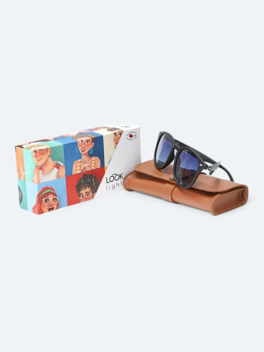 LOOKLight Blue Glasses - 4